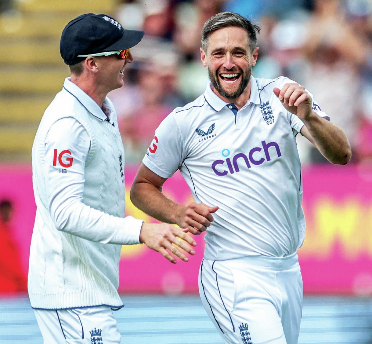 England bowler Chris Woakes