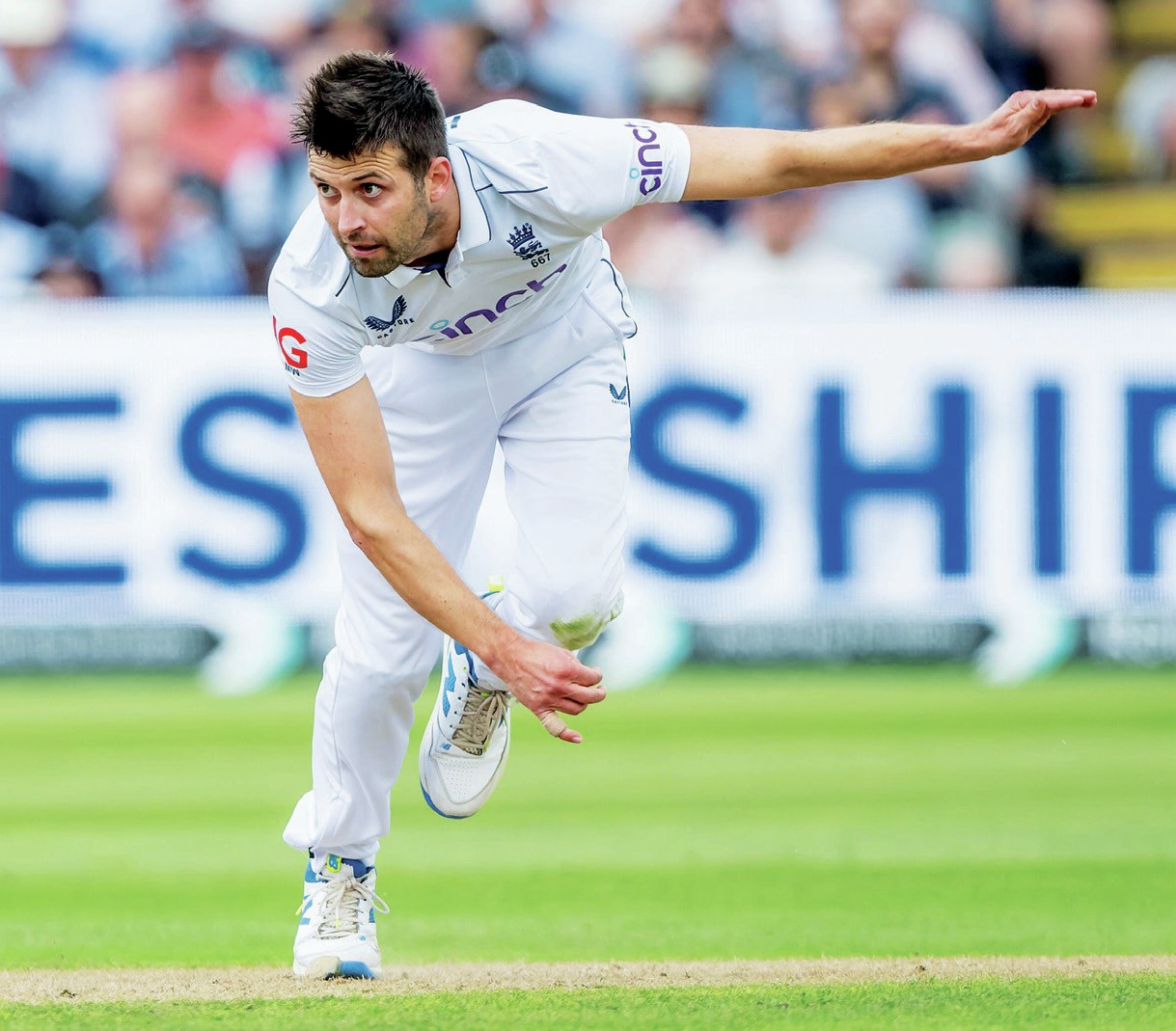 England paceman Mark Wood